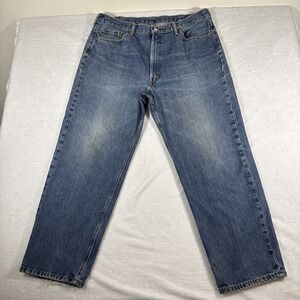 Levi's 550 Men's 40x30 Relaxed Fit Tapered Leg Jeans Medium Wash 100% Cotton